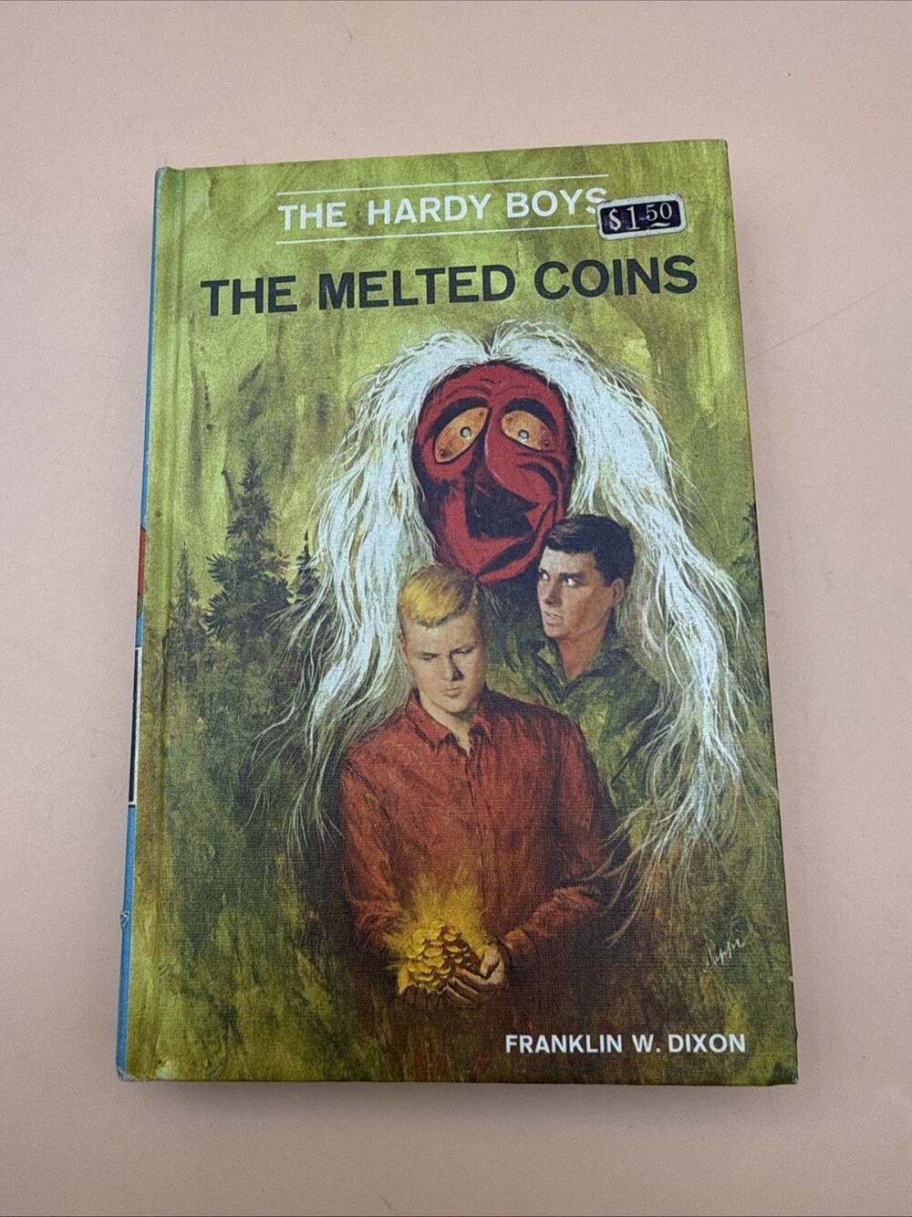 Hardy Boys #23 The Melted Coins 1970 Hard Cover Book Franklin Dixon